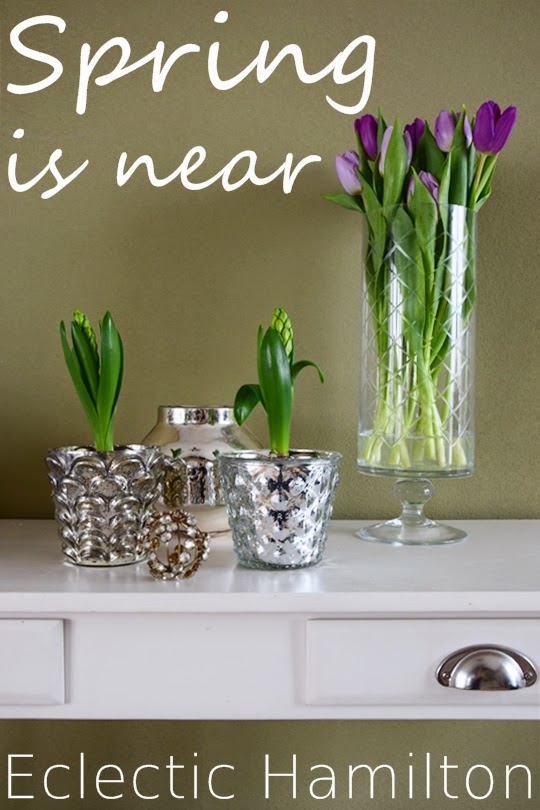 Tulpen Deko Dekoration Vase Bauernsilber Hyazinthe