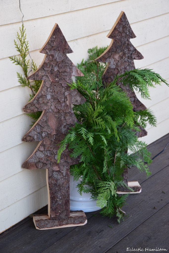 Weihnachtsdeko DIY Kranz Thuja und Buchs selber machen für Haustür und Eingangsbereich, Christmas Wreath, Deko Dekoration, Tür Fenster weihnachtlich Eingang