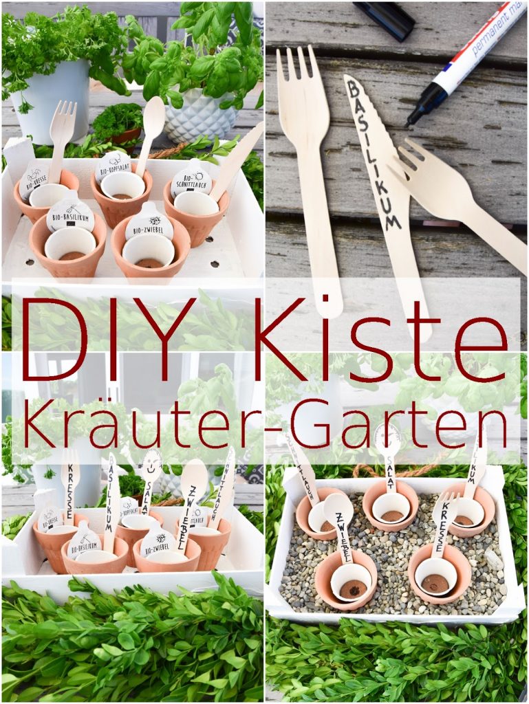 biogarten diy kraeuterkiste selber machen bio garten fuer balkon terrasse meinkleinergarten