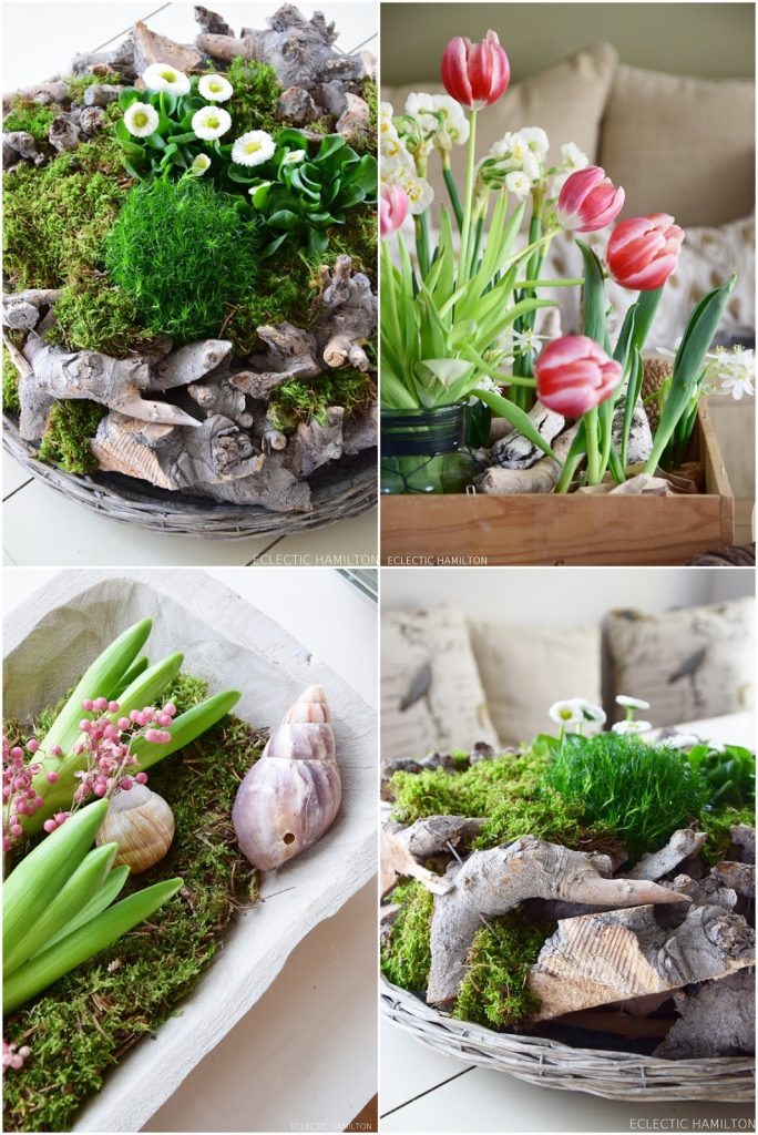 Dekoideen für den Frühling Frühjahr. DIY mit Narzissen, Tulpen, Hyazinthen. Deko mit Natur selber machen. Natürlich dekorieren Dekoideen für den Frühling Frühjahr. DIY mit Narzissen, Tulpen, Hyazinthen. Deko mit Natur selber machen. Natürlich dekorieren