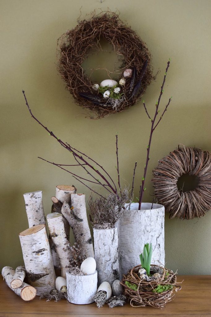 DIY Osterdeko Deko mit Eier Feder Moos selbermachen selbst gemacht: eine natürliche Deko Dekoidee DIY Osterdeko Deko mit Eier Feder Moos selbermachen selbst gemacht: eine natürliche Deko Dekoidee