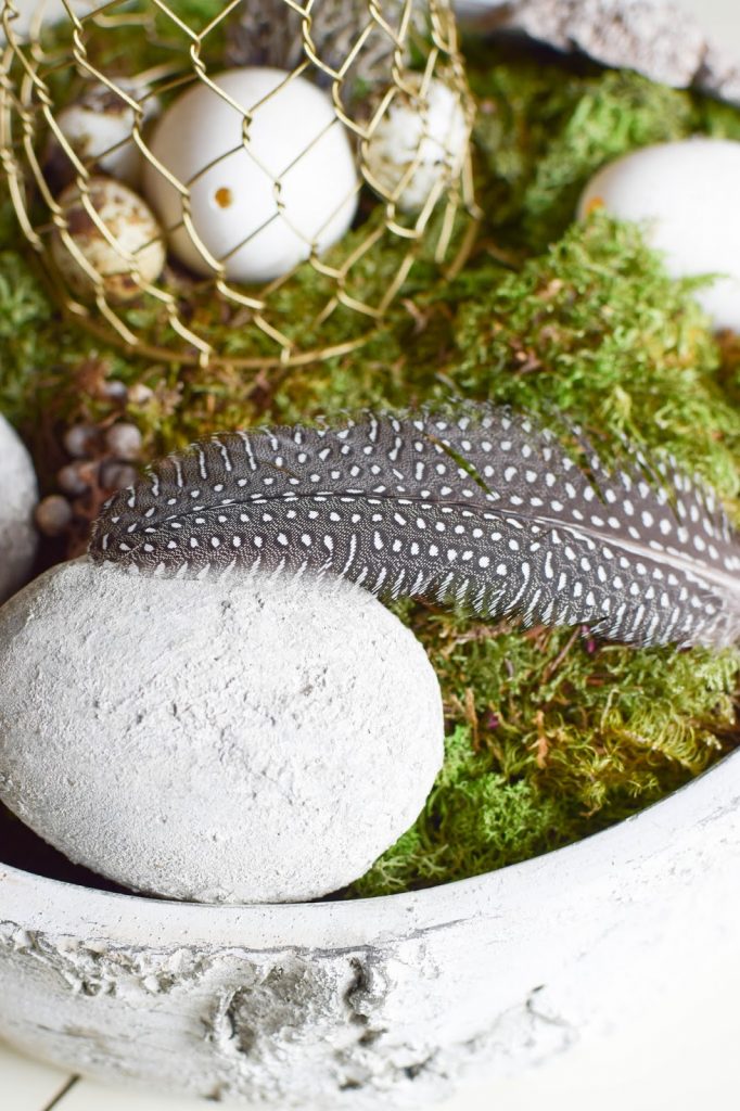 DIY Dekoidee für Ostern: Schale dekorieren mit Wachteleier Osterdeko mit Moos natürlich dekorieren DIY Dekoidee für Ostern: Schale dekorieren mit Wachteleier Osterdeko mit Moos natürlich dekorieren