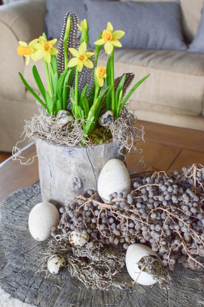 DIY Osterdeko Deko mit Eier Feder Moos selbermachen selbst gemacht: eine natürliche Deko Dekoidee DIY Osterdeko Deko mit Eier Feder Moos selbermachen selbst gemacht: eine natürliche Deko Dekoidee