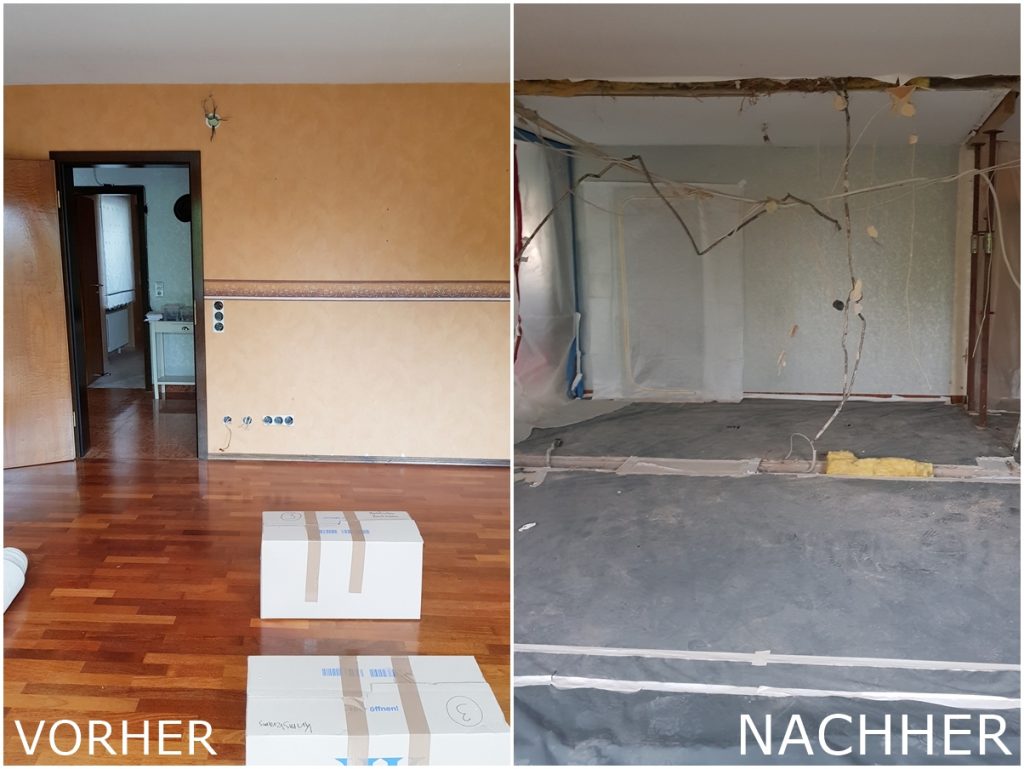 Renovierung Umbau Wohnung Vorher Nachher Waende raus Renovierung Umbau Wohnung Vorher Nachher Waende raus
