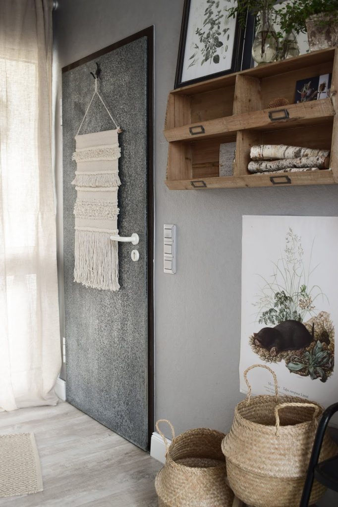Garderobe Ideen für Flur Einrichtung Dekoidee aufbewahren natürlich wohnen umweltfreundlich Vorhang Teppich Holz Körbe aus Sisal Garderobe Ideen für Flur Einrichtung Dekoidee aufbewahren natürlich wohnen umweltfreundlich Vorhang Teppich Holz Körbe aus Sisal