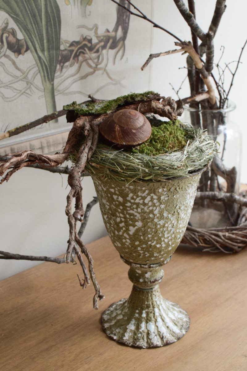 Die Mrs Greenery Amphore im Antik-Look lässt sich zu jeder Jahreszeit toll dekorieren. Lass deiner Kreativität freien Lauf und hol dir mit dieser besonderen Amphore Individualität in dein Zuhause.