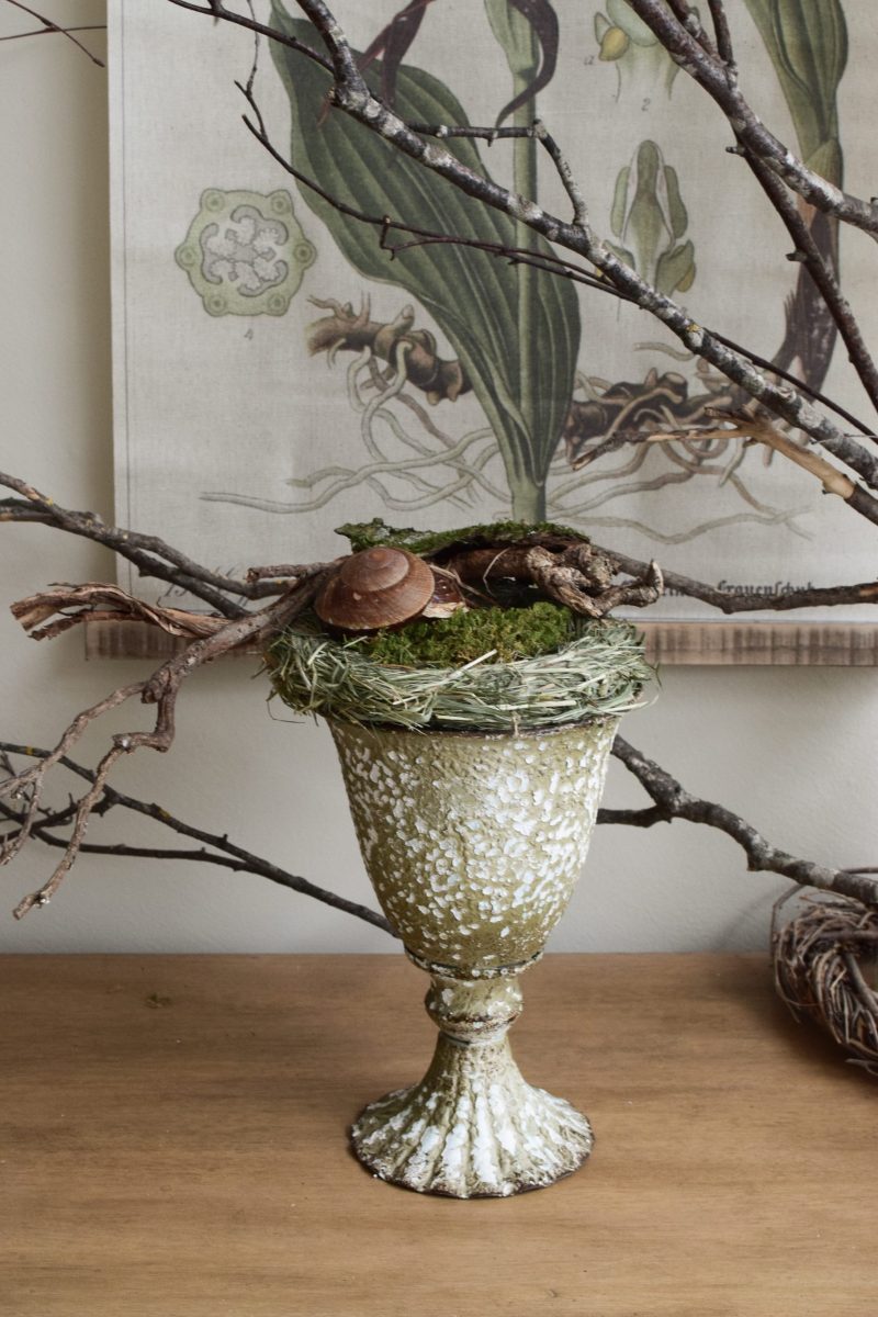 Die Mrs Greenery Amphore im Antik-Look lässt sich zu jeder Jahreszeit toll dekorieren. Lass deiner Kreativität freien Lauf und hol dir mit dieser besonderen Amphore Individualität in dein Zuhause.
