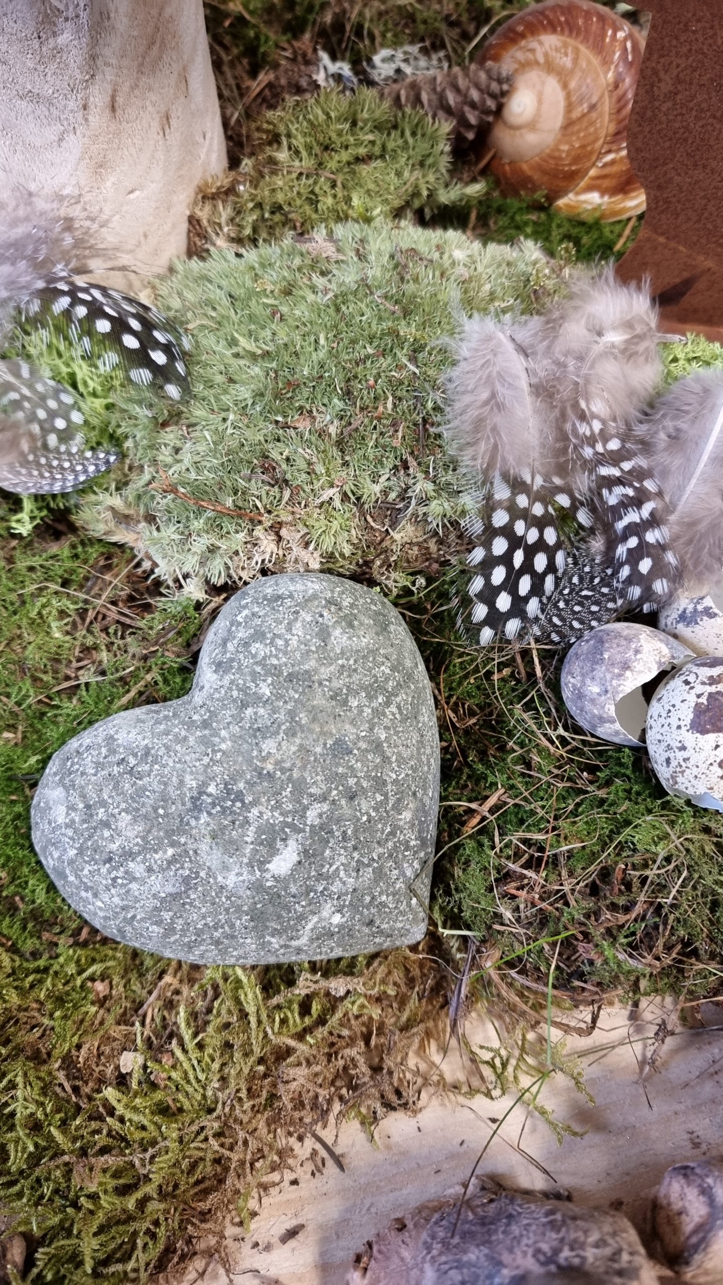 Steinherz Herz aus Stein Deko Dekoidee kreativsein im Mrs Greenery Shop bestellen kaufen