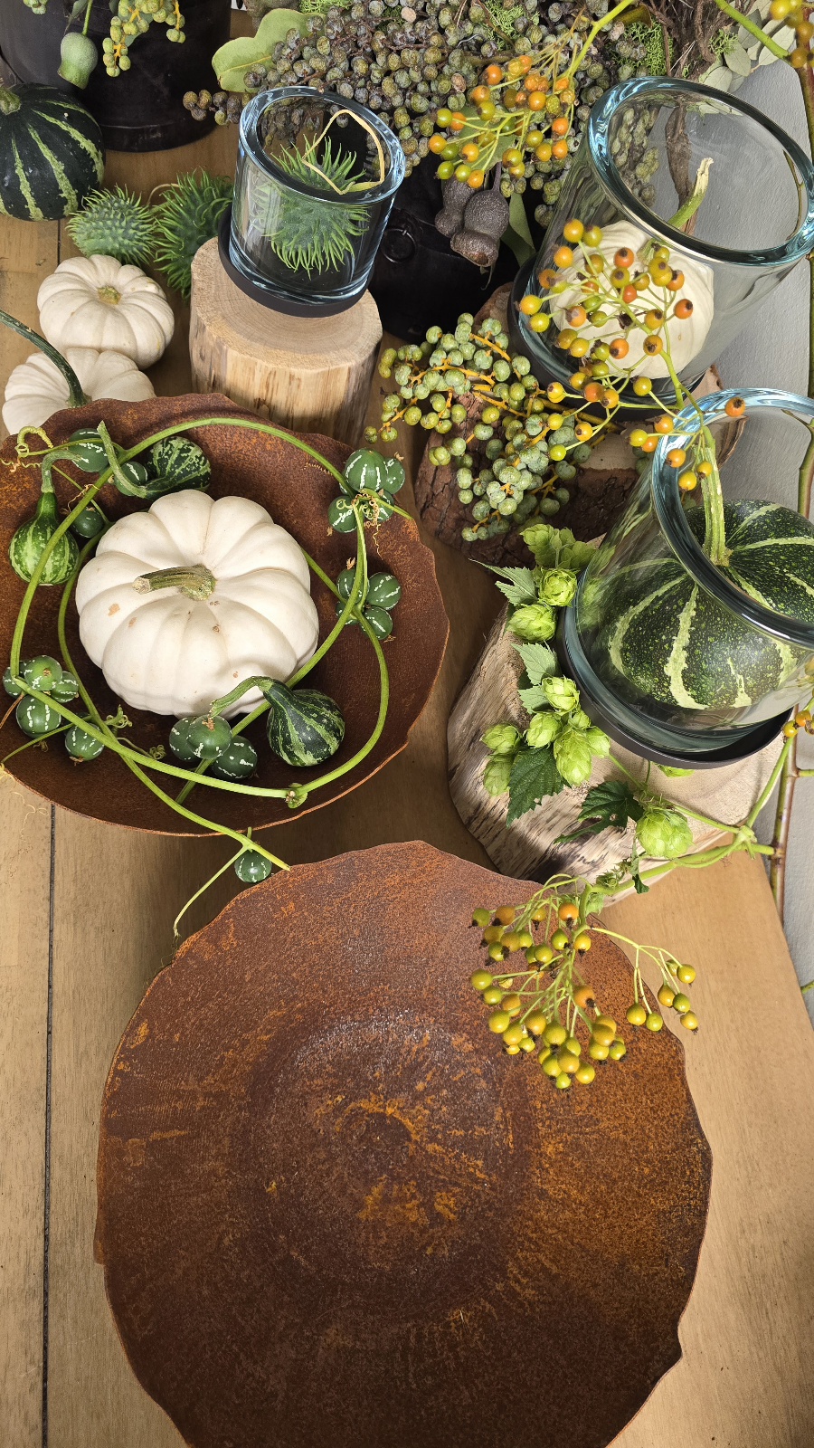 Schale Rostig Rostschale Metallschale Rost Dekoschale im Mrs Greenery Shop bestellen kaufen