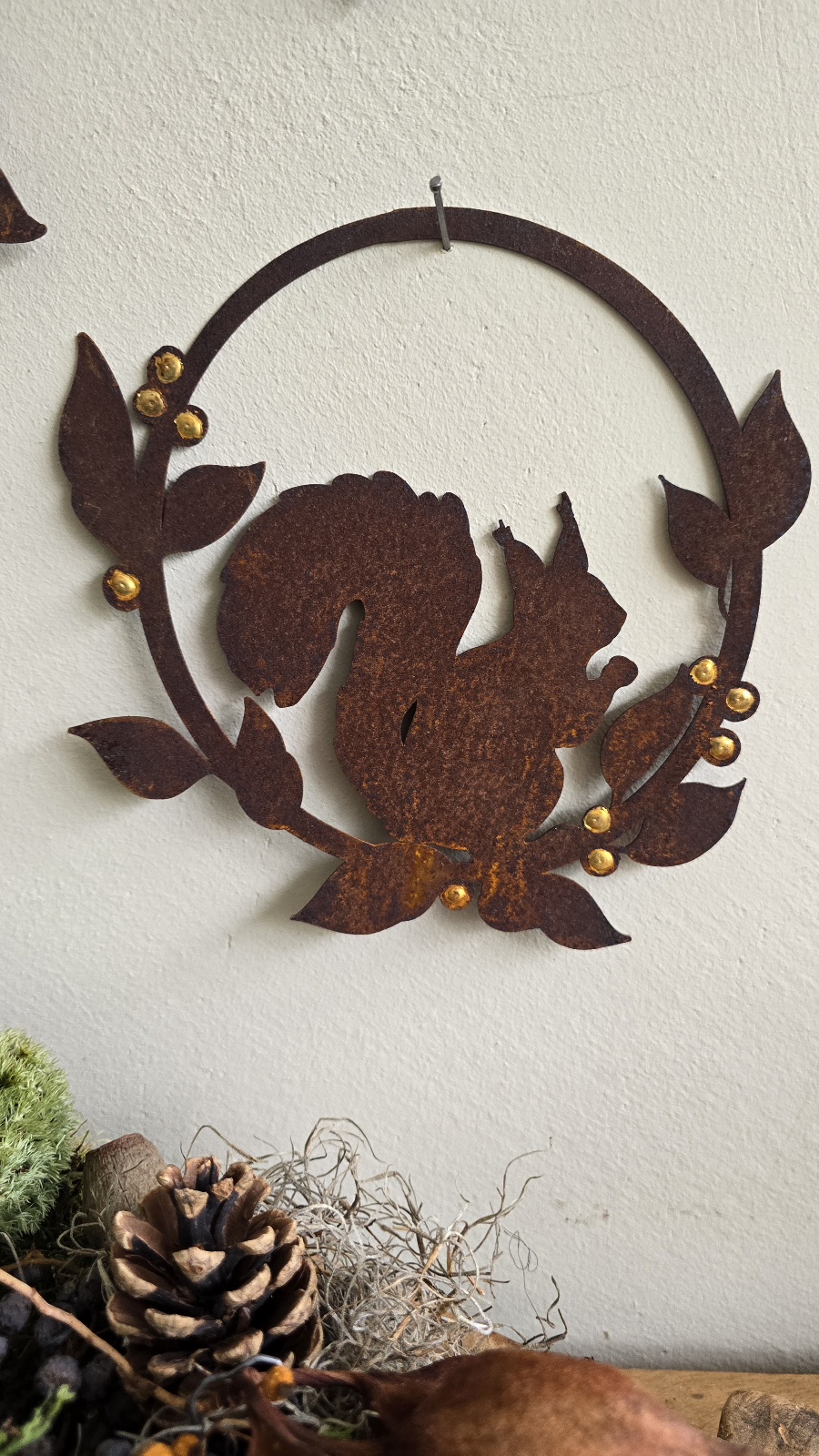 Rosttiere Wanddeko Rostdeko Deko Winterdeko weihnachtsdeko Metalldeko im Mrs Greenery Shop bestellen kaufen