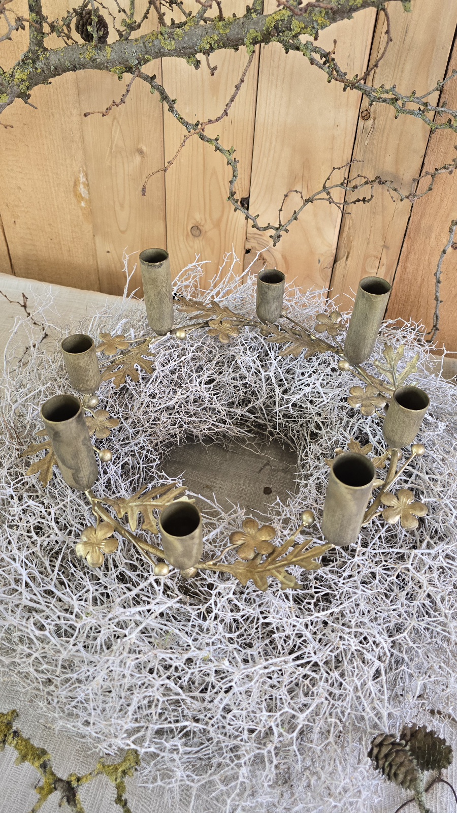 adventskranz adventskerzenhalter adventsring adventdeko kerzendeko im mrs greenery shop bestellen kaufen metallring adventsring