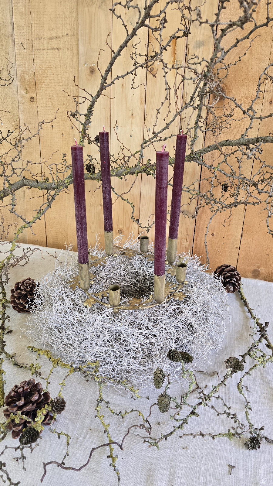 adventskranz adventskerzenhalter adventsring adventdeko kerzendeko im mrs greenery shop bestellen kaufen metallring adventsring