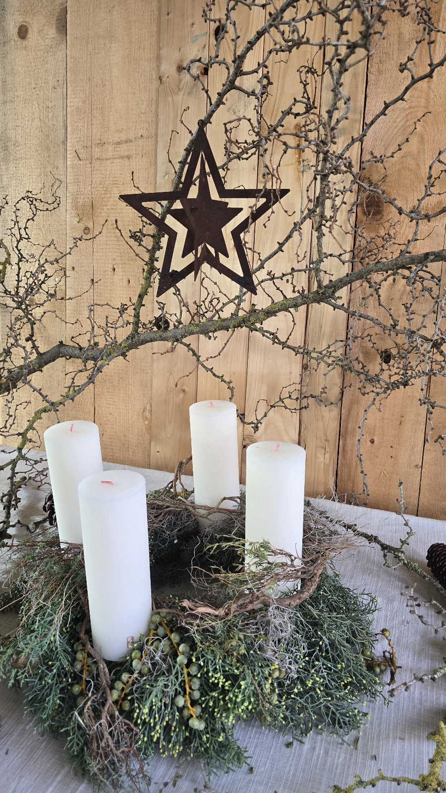 Sterne Stern zum Haengen Roststern Metallstern Dekostern Weihnachtsstern im Mrs Greenery Shop bestellen kaufen