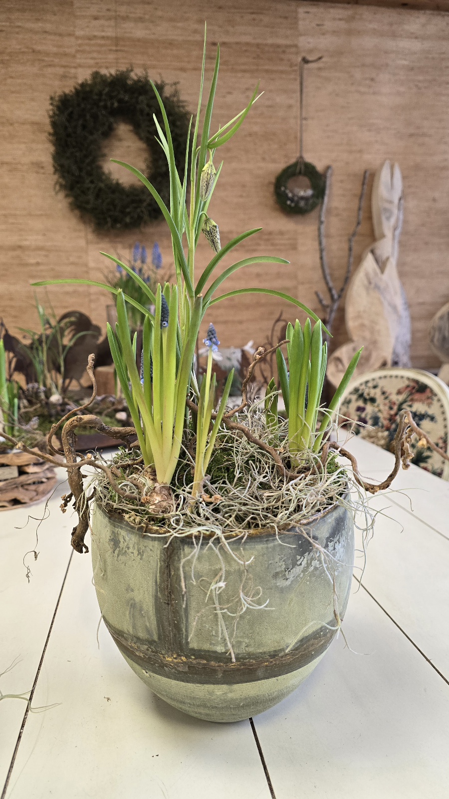Übertopf Topf Metall mit Patina im Mrs Greenery Shop bestellen kaufen
