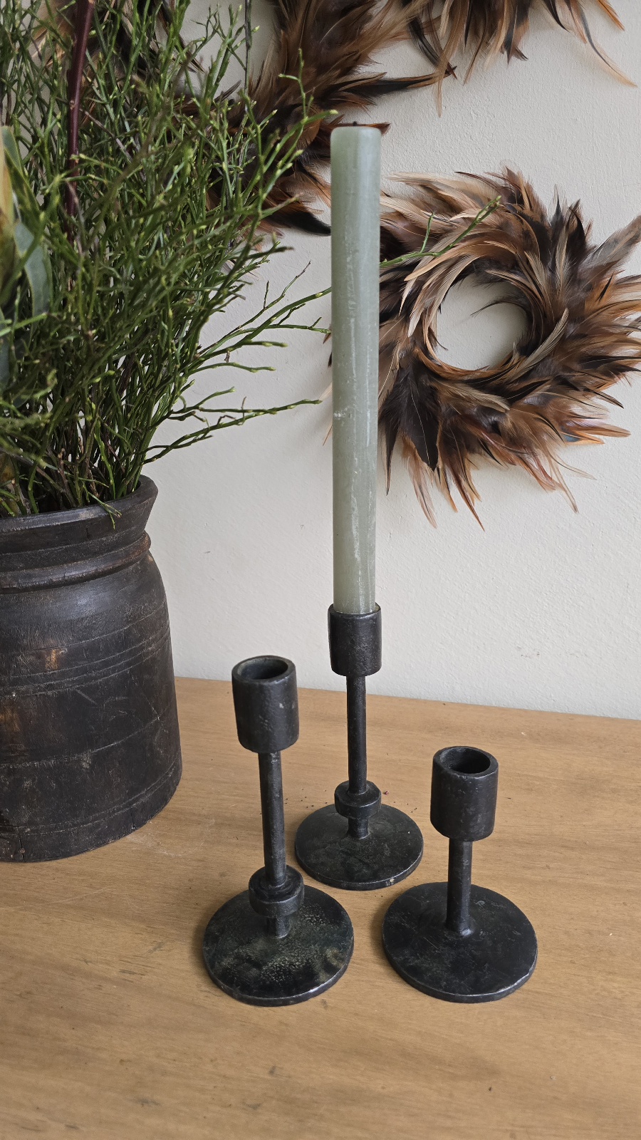 Kerzenständer Kerzenhalter Gusseisen im Mrs Greenery Shop bestellen kaufen