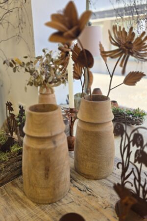 Holz-Vase – Bild 3