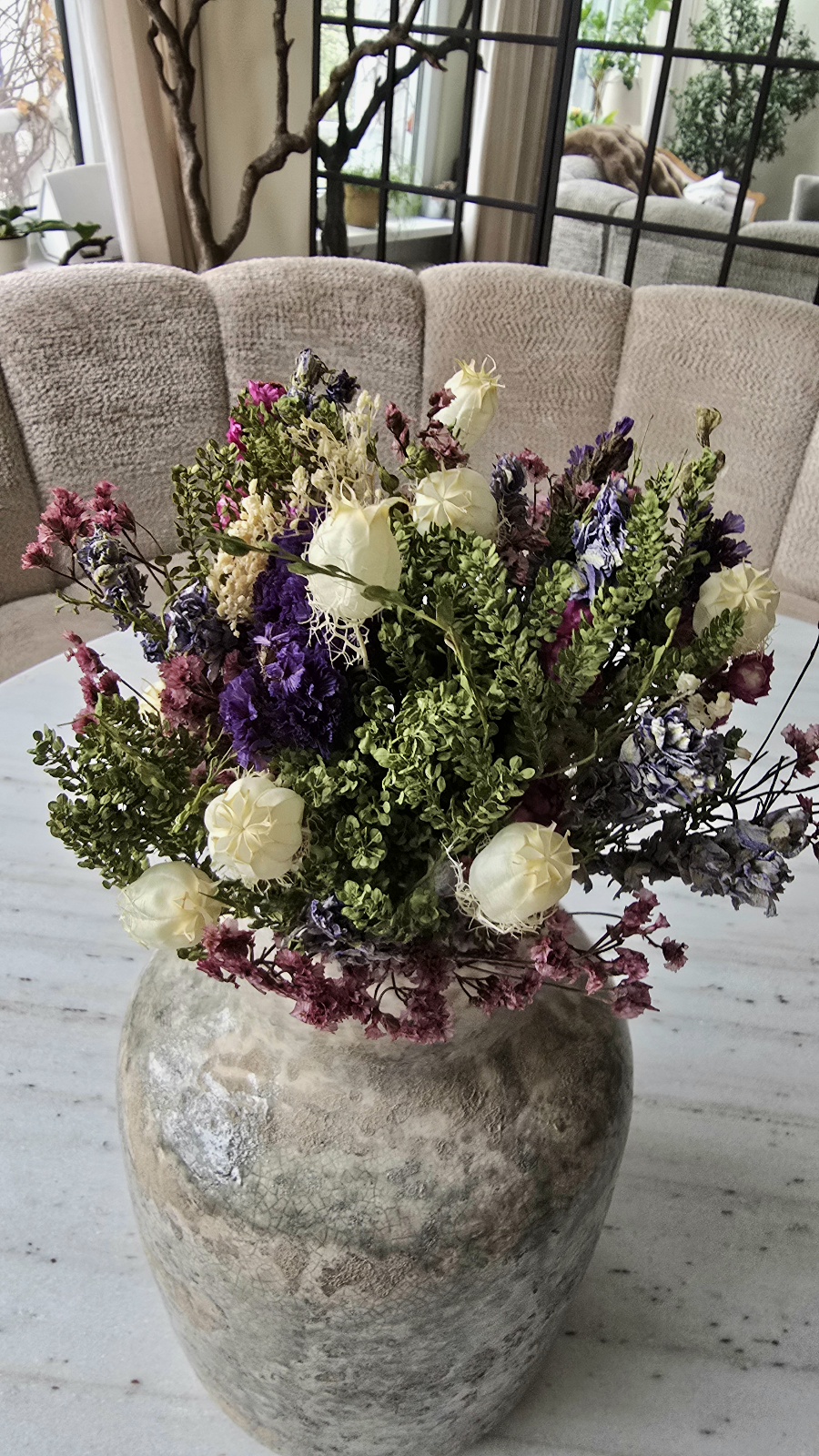 trockenblumenstrauss strauss trockenblumen blüten blumenstrauss im mrs greenery Shop bestellen kaufen naturdeko
