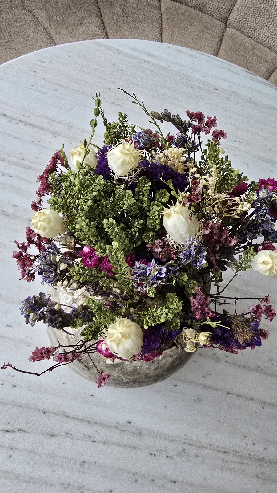 trockenblumenstrauss strauss trockenblumen blüten blumenstrauss im mrs greenery Shop bestellen kaufen naturdeko