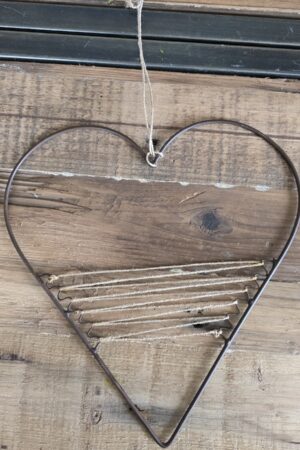 herz loop metallring mit schnur im Mrs Greenery Shop bestellen kaufen