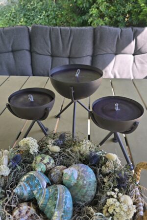 Tischfeuerschale Feuerschale für Tisch Metallschale Kerze Sommerdeko im Mrs Greenery Shop kaufen bestellen