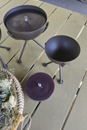 Tischfeuerschale Feuerschale für Tisch Metallschale Kerze Sommerdeko im Mrs Greenery Shop kaufen bestellen