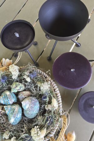 Tischfeuerschale Feuerschale für Tisch Metallschale Kerze Sommerdeko im Mrs Greenery Shop kaufen bestellen
