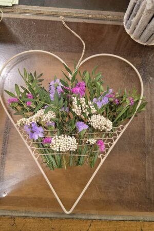 herz loop metallring mit schnur im Mrs Greenery Shop bestellen kaufen