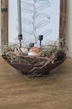 Rostschale rostige Schale Dekoidee Dekoschale Rost dekoration naturdeko im mrs greenery shop bestellen kaufen