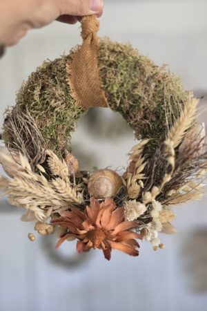 Trockenblumenkranz Sommerhitze