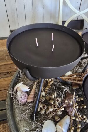 Tischfeuerschale Kerzen Refill Inodoor Feuerschale für Tisch Metallschale Kerze Sommerdeko im Mrs Greenery Shop kaufen bestellen